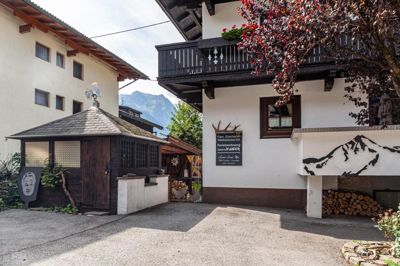 Ferienwohnung Galerie Kaiser Mayrhofen Buitenkant foto